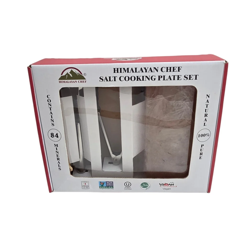 HIMALAYAN CHEF SALT COOKING PLATE SET